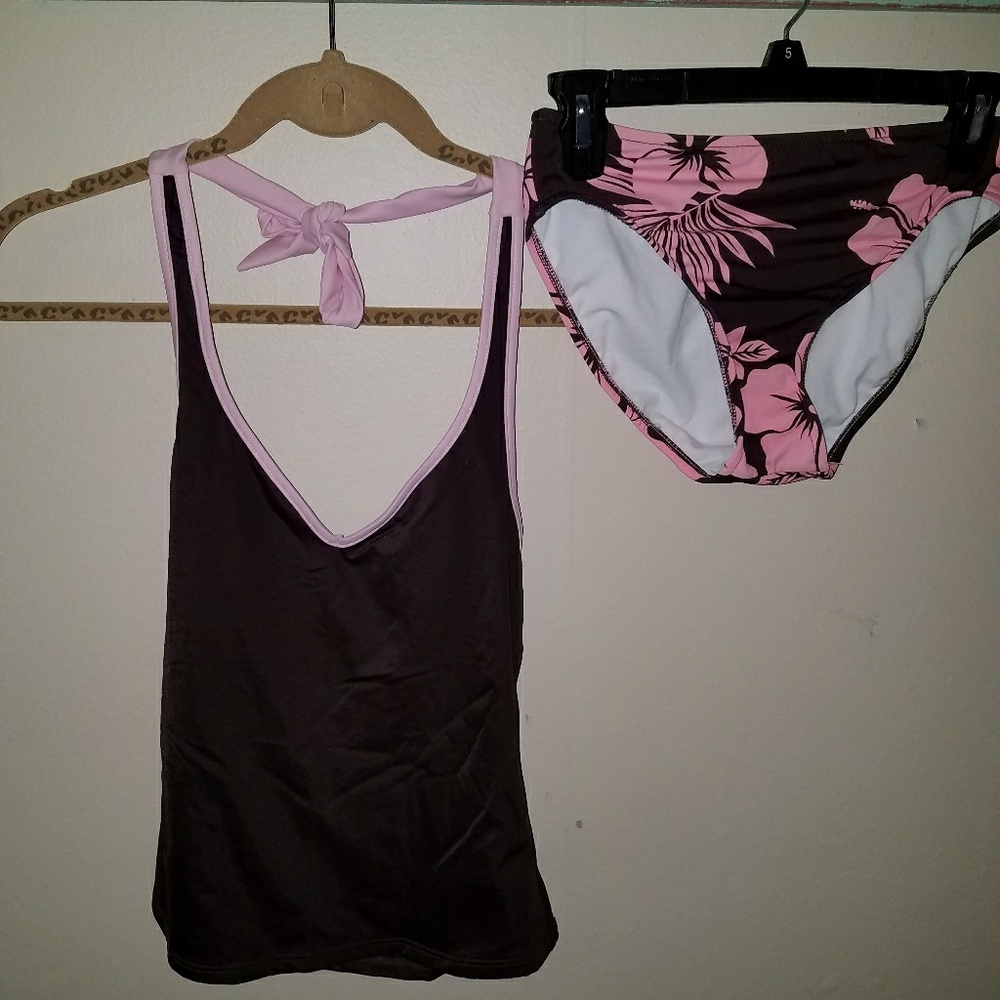 Two piece tankini swimsuit